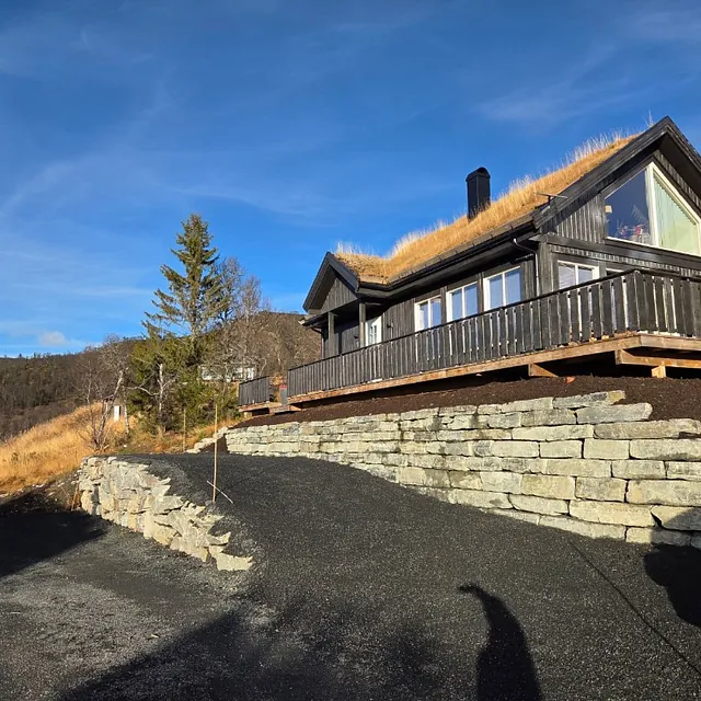 Asfaltering og steinlegging