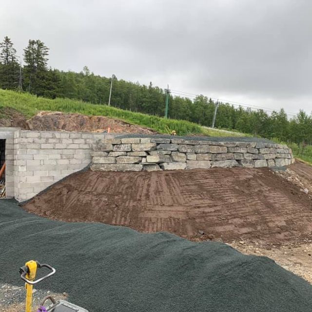 Arbeid på hyttefelt